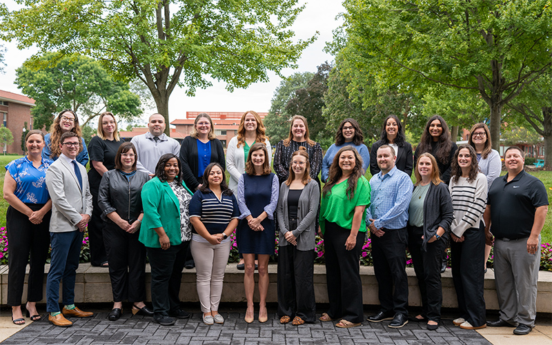 Group photo of the Crouse Center staff.