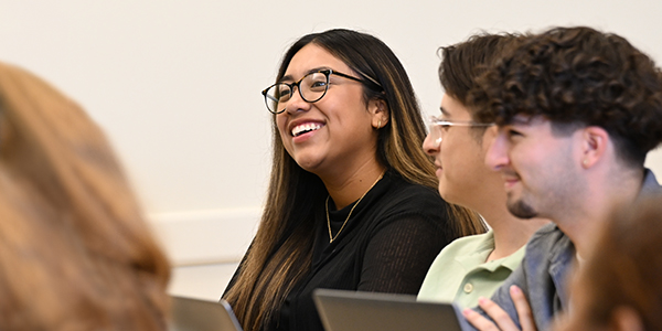 Female graduate student.