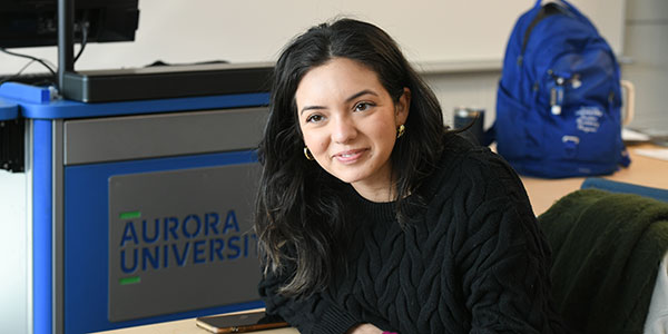 Female graduate student.