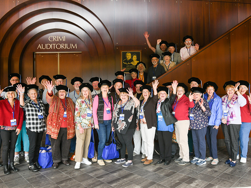 Large group photo of alumni.