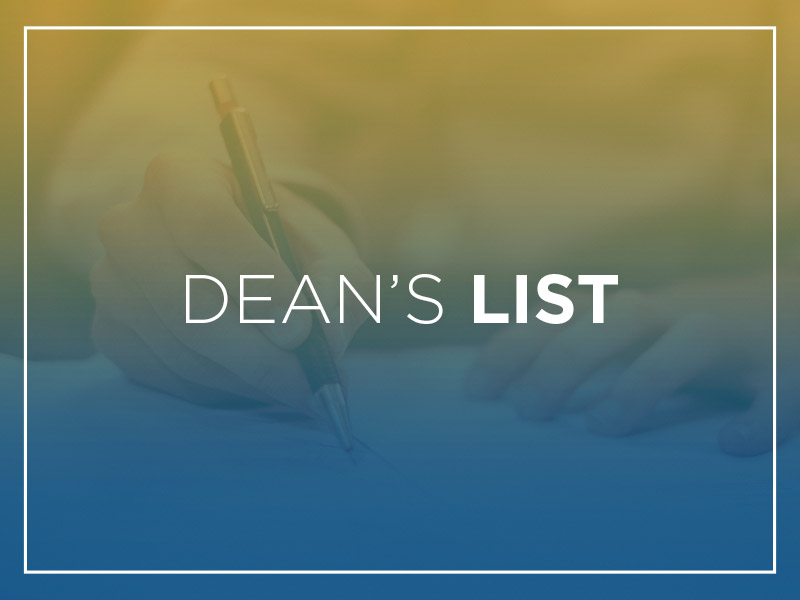 Spring of 2023 Dean's List