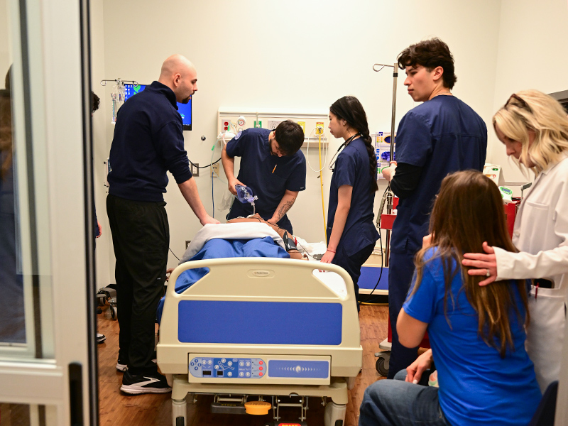 inside the simulation emergency room