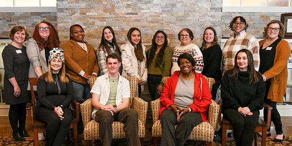social work students receive scholarships