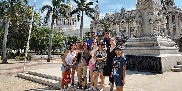 AU students in Cuba