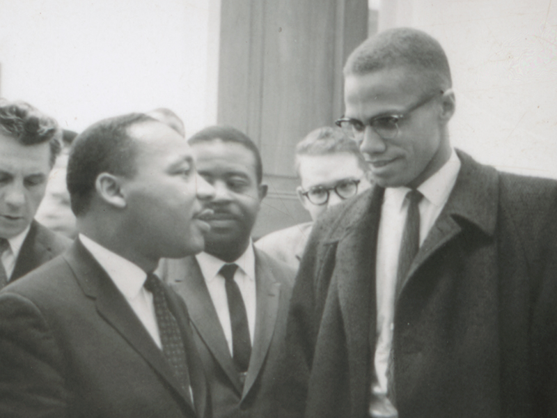 Dr. Martin Luther King Jr. and Malcolm X