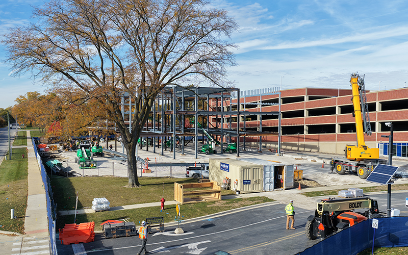 Learning Commons Steel Structure