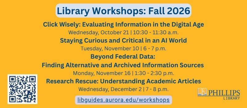 Library Workshops