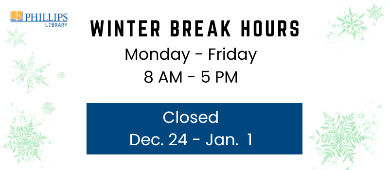 Winter Break Hours