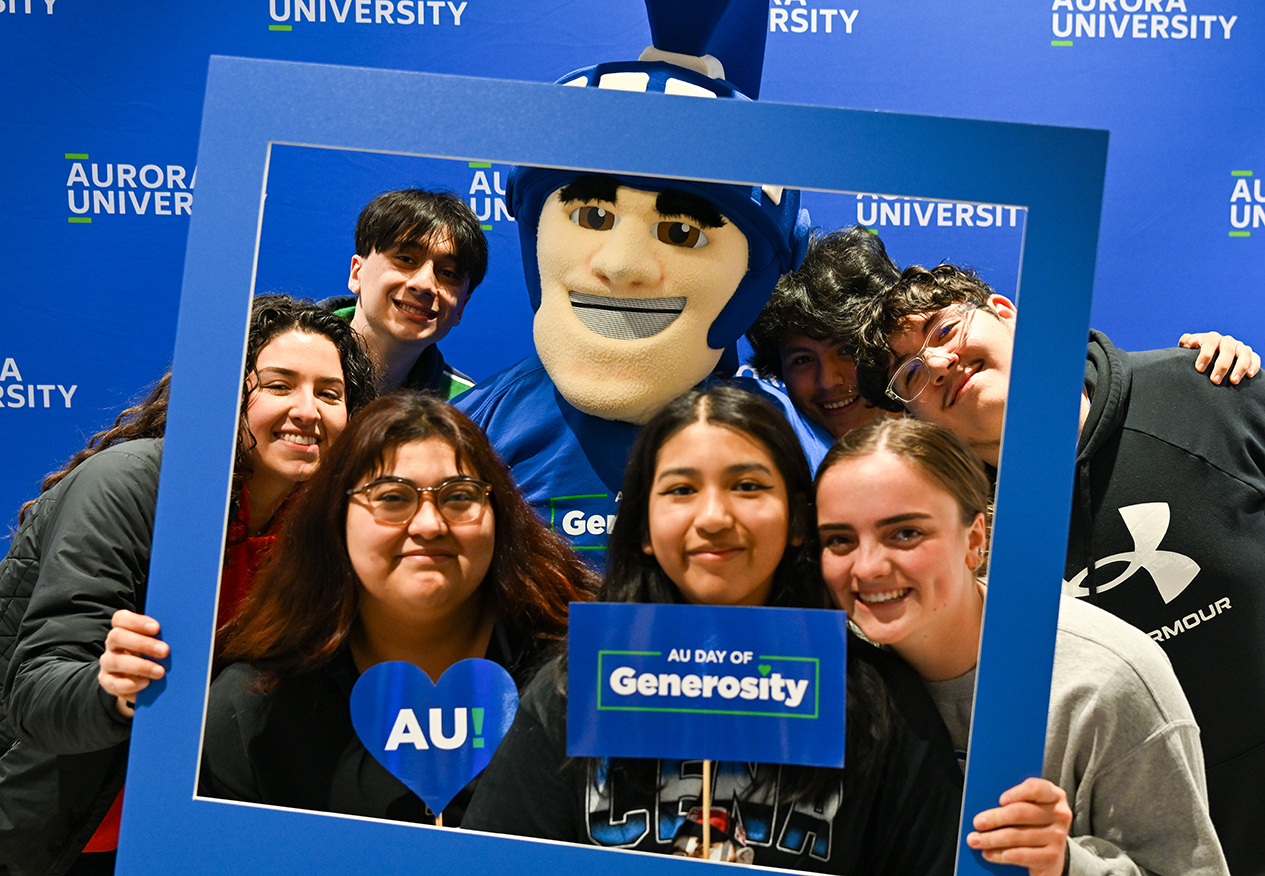 Students at Day of Generosity event